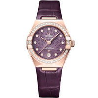 Omega Constellation Manhattan 29 Co-Axial Master Chronometer Moonshine Gold - Diamond / Purple Supernova (131.58.29.20.60.002)