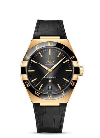 Omega - 131.63.41.21.01.001  Constellation Master Chronometer 41 Yellow Gold / Ceramic / Black