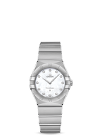 Omega Constellation Manhattan 28 Quartz Stainless Steel / Silver Silk (131.10.28.60.55.001)