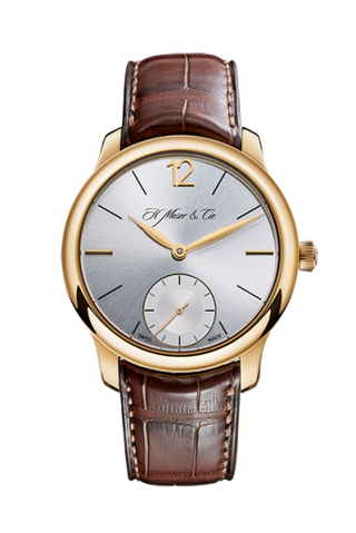 H. Moser & Cie - 1321-0100  Endeavour Small Seconds, Rose Gold, Argenté Dial