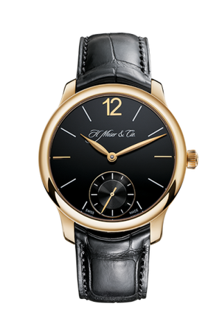 H. Moser & Cie - 1321-0101  Endeavour Small Seconds, Rose Gold, Black Dial