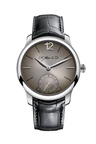 H. Moser & Cie - 1321-0211  Endeavour Small Seconds, White Gold, Fumé Dial