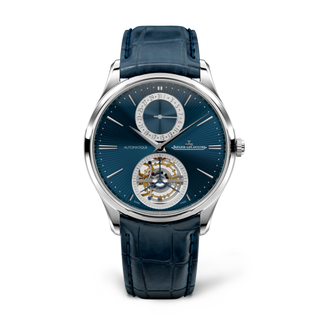 Jaeger-LeCoultre - 13234E1  Master Ultra Thin Tourbillon White Gold / Blue Enamel