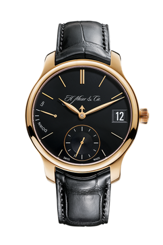 H. Moser & Cie - 1341-0102  Endeavour Perpetual Calendar, Rose Gold, Black Dial