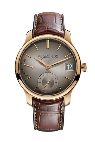 H. Moser & Cie - 1341-0107  Endeavour Perpetual Calendar, Rose Gold, Fumé Dial