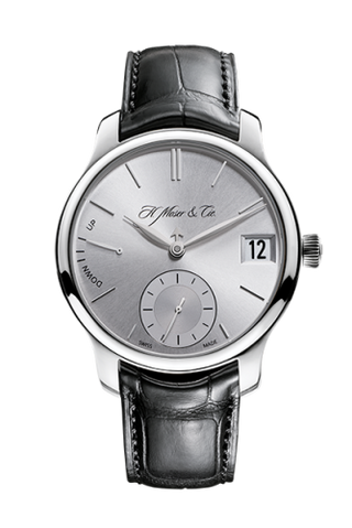 H. Moser & Cie - 1341-0204  Endeavour Perpetual Calendar, White Gold, Argenté Dial