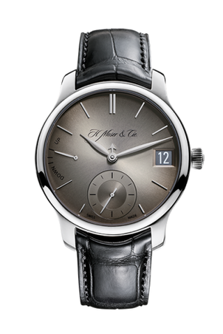 H. Moser & Cie - 1341-0205  Endeavour Perpetual Calendar, White Gold, Fumé Dial