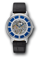 Jaeger-LeCoultre Master Ultra Thin Réserve de Marche Stainless Steel / Blue / Alligator (13435SQ)