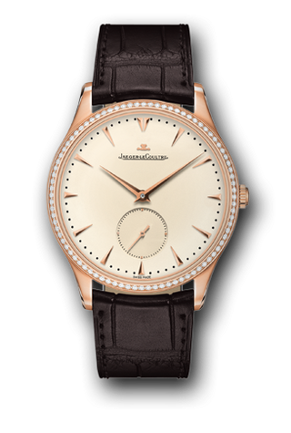 Jaeger-LeCoultre - 1352502  Master Ultra Thin Small Second Pink Gold Diamond 40