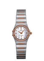 Omega Constellation Quartz 33.5 Stainless Steel / Yellow Gold / Diamond / Silver (1360.76.00)