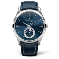 Jaeger-LeCoultre Master Ultra Thin Moon Stainless Steel / Black / Alligator (13635E1)