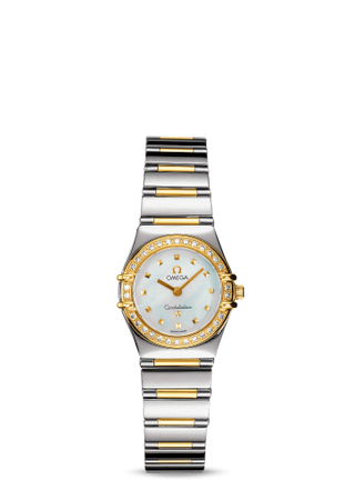 Omega - 1365.71.00  Constellation Quartz 22.5 My Choice Stainless Steel / Yellow Gold / Diamond / MOP