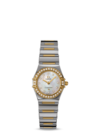 Omega - 1365.75.00  Constellation Quartz 22.5 My Choice Stainless Steel / Yellow Gold / Diamond / MOP