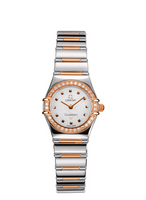 Omega Constellation Quartz 25.5 Stainless Steel / Red Gold / Diamond / MOP Supernova / 160 Years (1368.71.00)