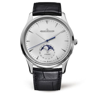 Jaeger-LeCoultre - 1368420  Master Ultra Thin Moon Stainless Steel / Silver / Alligator