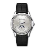 Jaeger-LeCoultre - 1368420  Master Ultra Thin Moon Stainless Steel / Silver / Alligator