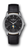 Jaeger-LeCoultre - 1368470  Master Ultra Thin Moon Stainless Steel / Black / Alligator