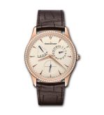 Jaeger-LeCoultre - 1372501  Master Ultra Thin Réserve de Marche Pink Gold / Diamond / Eggshell