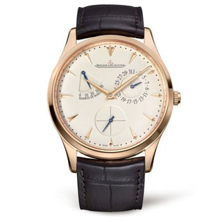 Jaeger-LeCoultre - 1372520  Master Ultra Thin Réserve de Marche Pink Gold / Eggshell / Alligator