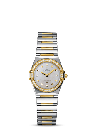 Omega - 1376.71.00  Constellation Quartz 25.5 My Choice Stainless Steel / Yellow Gold / Diamond / White