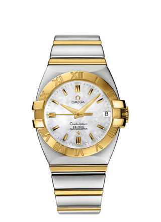 Omega - 1390.70.00  Constellation Co-Axial 31 Double Eagle Stainless Steel / Yellow Gold / MOP