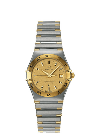 Omega - 1392.10.00  Constellation Automatic 27.5 Stainless Steel / Yellow Gold / Champagne