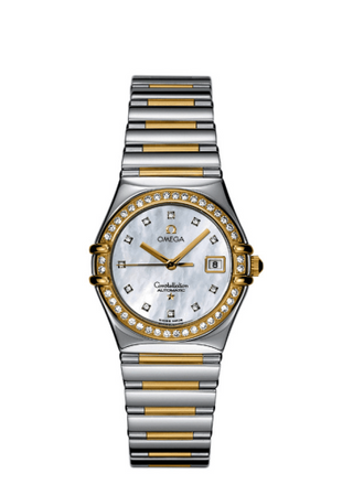 Omega - 1396.75.00  Constellation Automatic 27.5 My Choice Stainless Steel / Yellow Gold / MOP