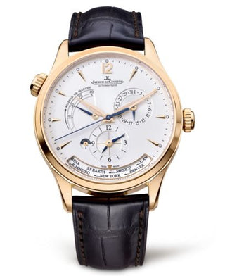 Jaeger-LeCoultre - 1422521  Master Geographic Pink Gold / Silver / Alligator