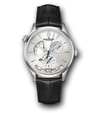 Jaeger-LeCoultre - 1428421  Master Geographic Stainless Steel / Silver / Alligator