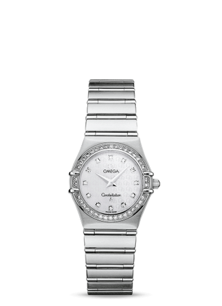 Omega - 1458.75.00  Constellation Quartz 25.5 '95 Stainless Steel / Diamond / MOP