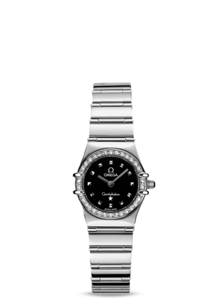 Omega - 1465.51.00  Constellation Quartz 25.5 My Choice Stainless Steel / Diamond / Black