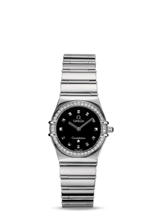 Omega - 1475.51.00  Constellation Quartz 25.5 My Choice Stainless Steel / Diamond / Black