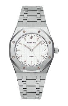 Audemars Piguet - 14790ST.OO.0789ST.10  Royal Oak 14790 Date Stainless Steel / White