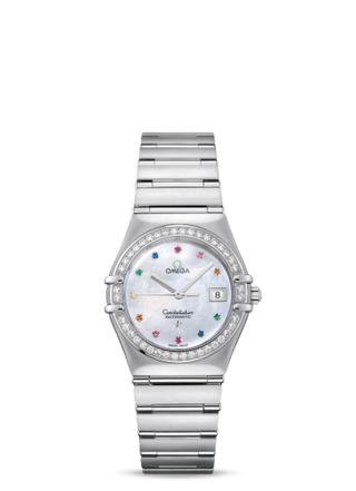 Omega - 1495.79.00  Constellation Automatic 27.5 My Choice Stainless Steel / Diamond / MOP Iris