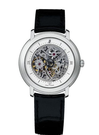 Audemars Piguet - 15058BC.OO.A001CR.01  Jules Audemars Skeleton Hand-Wound White Gold / Silver