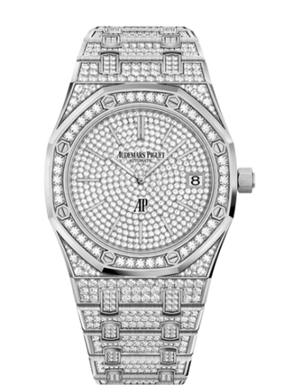 Audemars Piguet - 15202BC.ZZ.1241BC.01  Royal Oak Extra-Thin White Gold / Diamond