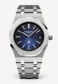 Audemars Piguet - 15202IP.OO.1240IP.01  Royal Oak Extra-Thin Titanium / Platinum / Blue