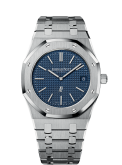 Audemars Piguet - 15202ST.OO.1240ST.01  Royal Oak Extra-Thin Stainless Steel / Blue