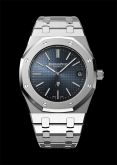 Audemars Piguet - 15202ST.OO.1240ST.01  Royal Oak Extra-Thin Stainless Steel / Blue