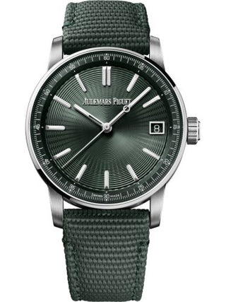 Audemars Piguet - 15210ST.OO.A056KB.01  CODE 11.59 Automatic Stainless Steel / Green / Fabric