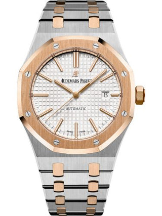 Audemars Piguet - 15400SR.OO.1220SR.01  Royal Oak 15400 Stainless Steel / Pink Gold / Silver