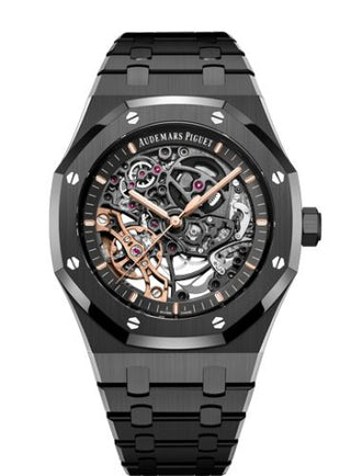 Audemars Piguet - 15416CE.OO.1225CE.01  Royal Oak 41 Double Balance Wheel Openworked Black Ceramic