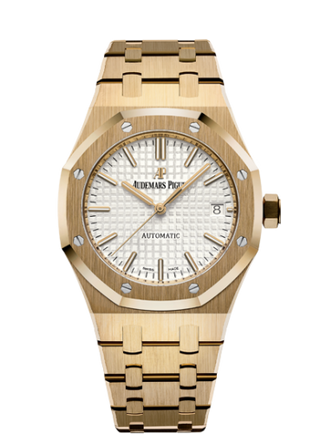 Audemars Piguet - 15450BA.OO.1256BA.01  Royal Oak 15450 Selfwinding Yellow Gold / Silver