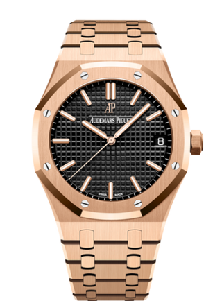 Audemars Piguet - 15500OR.OO.1220OR.01  Royal Oak 15500 Pink Gold / Black