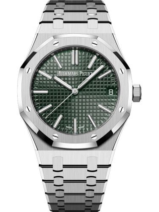 Audemars Piguet - 15510ST.OO.1320ST.04  Royal Oak Selfwinding 41 Stainless Steel / Green / 50th Anniversary