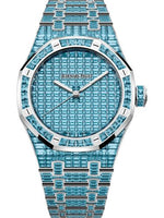 Audemars Piguet Royal Oak Selfwinding 41 White Gold - Diamond / Blue Sapphire / 50th Anniversary (15514BC.TO.1284BC.02)