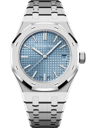 Audemars Piguet - 15550ST.OO.1356ST.04  Royal Oak Selfwinding 37 Stainless Steel / Ice Blue / 50th Anniversary