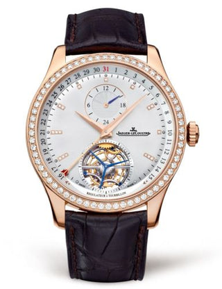 Jaeger-LeCoultre - 1562401  Master Tourbillon Pink Gold / Diamond / Silver / Alligator