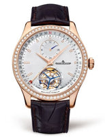 Jaeger-LeCoultre Master Tourbillon White Gold / Diamond / Blue / Alligator (1562401)