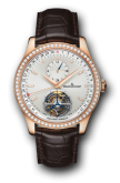 Jaeger-LeCoultre - 1562401  Master Tourbillon Pink Gold / Diamond / Silver / Alligator